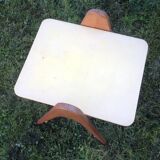 Table basse vintage pied compas