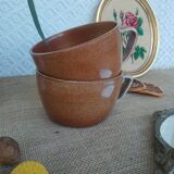 Two Montgolfier sandstone cups France