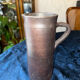 Glazed terracotta pitcher signed jean dubost