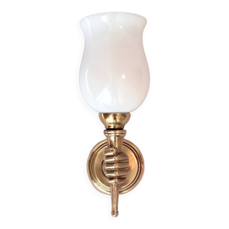 Applique en laiton doré 1950.