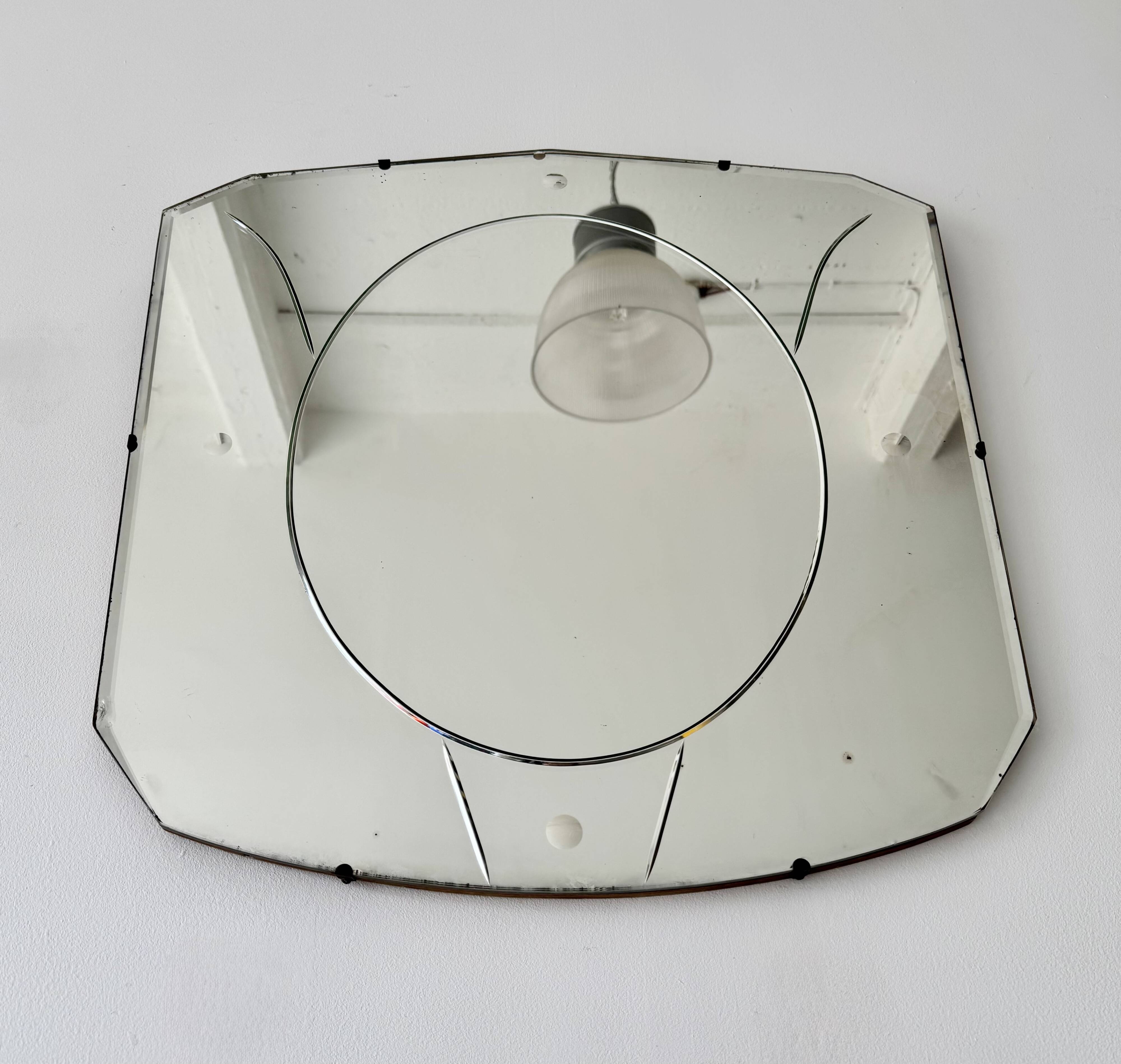 Vintage Beveled Wall Mirror
