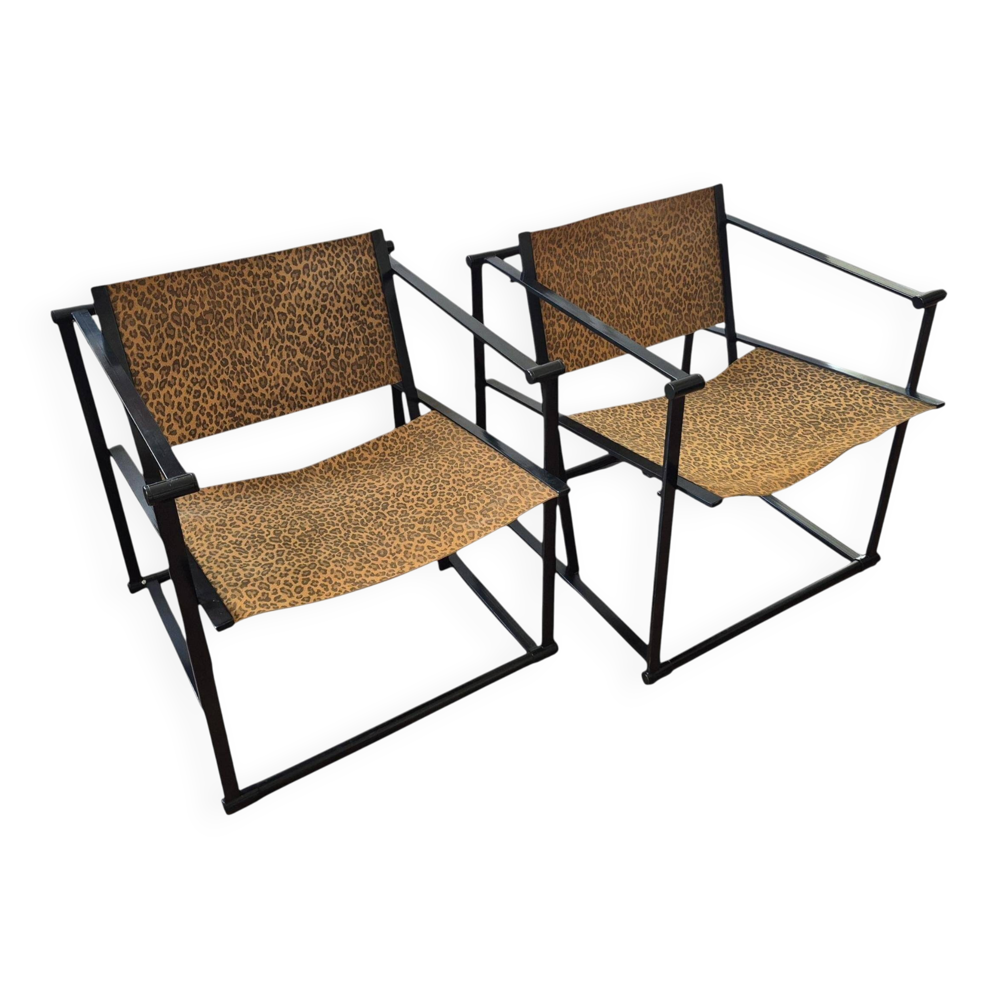Ensemble de 2 fauteuils FM60 par Radboud Van Beekum, Pays-Bas 1980