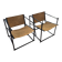 Ensemble de 2 fauteuils FM60 par Radboud Van Beekum, Pays-Bas 1980