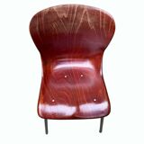 Série de 3 chaises Elmar Flototto pour Pagholz 1956