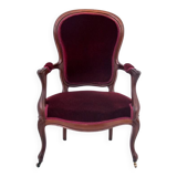 Fauteuil ancien, Europe du Nord, fin 19ème siècle.
