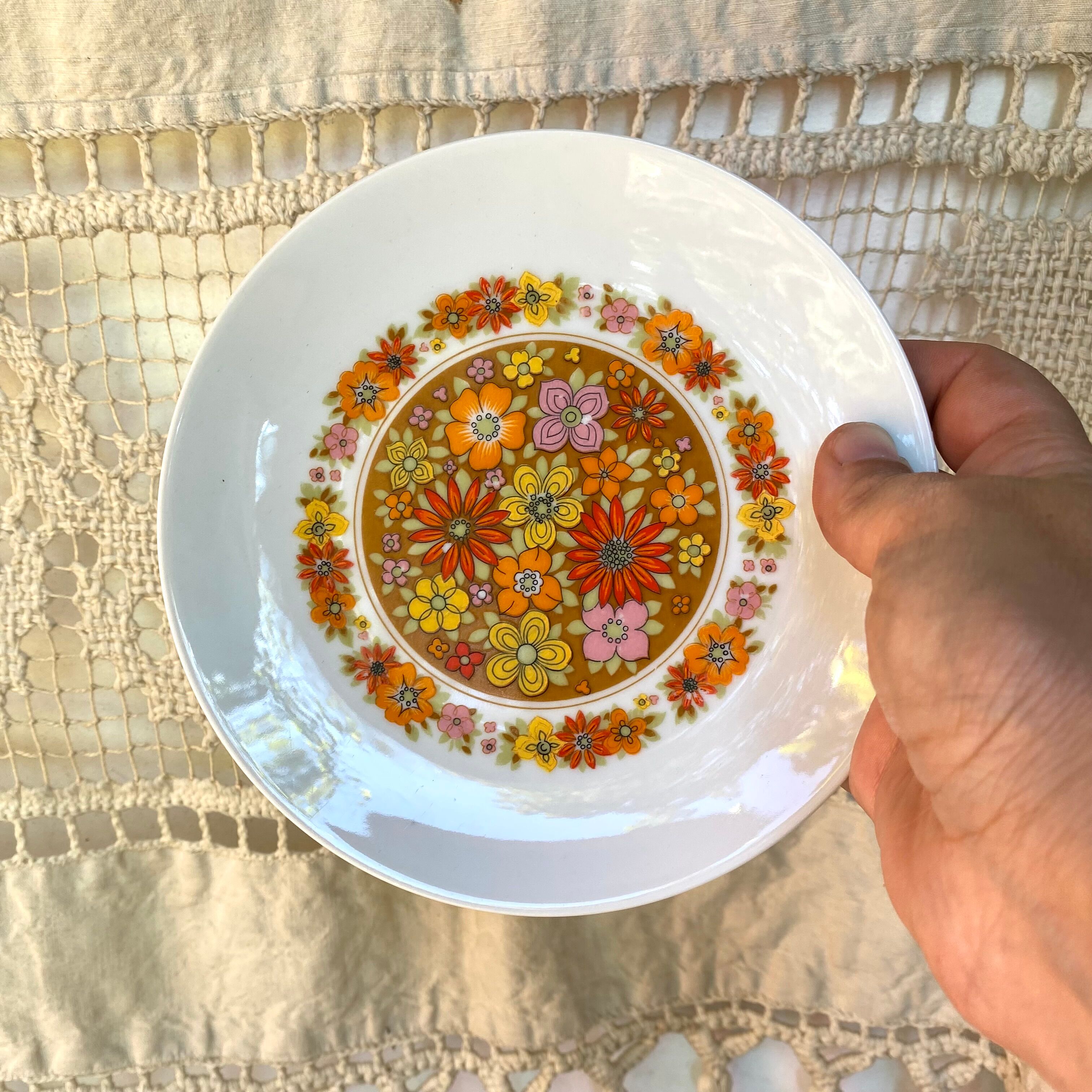 Vintage dessert plates made of bavaria Germany porcelain
