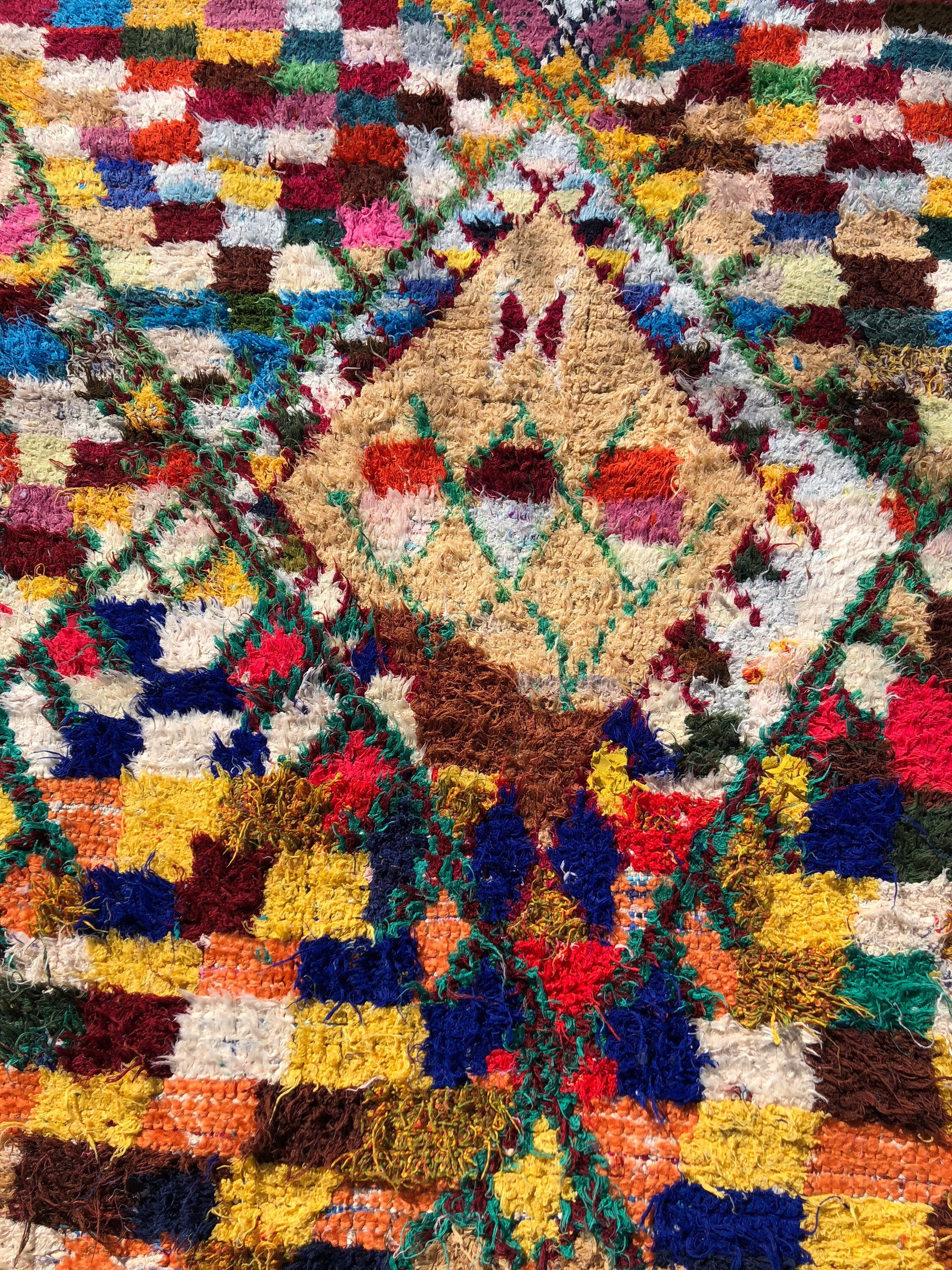 Carpet boucherouite Berber 200x150cm