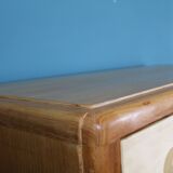 Elegant cassettiera in wood, restored, Italia 1950s, in good conditions