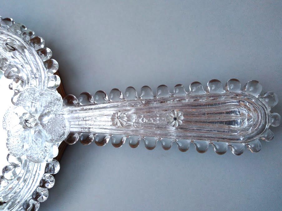 Mirror opposite main Venetian murano 17x32cm