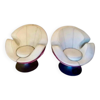 VG newtrend certified prototype armchairs model Calla, Italy 1990