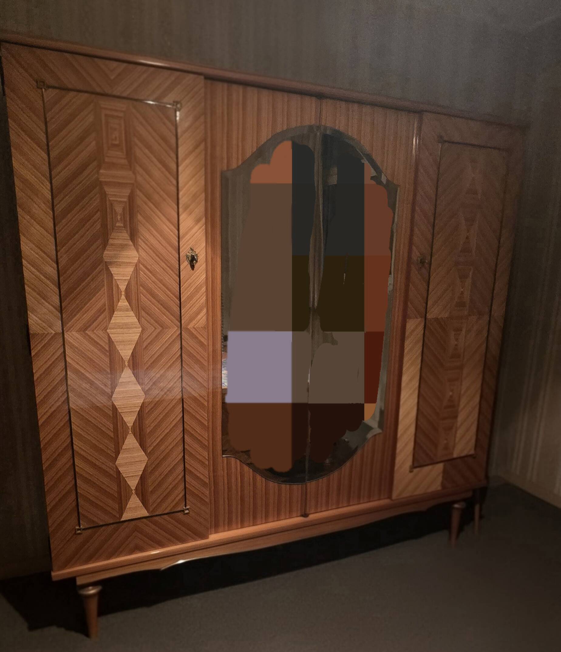 Rosewood wardrobe