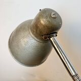 Grey Industrial Workshop Gooseneck Table Lamp, 1960s