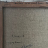 Breton Landscape, oil on canvas, signed Régine David