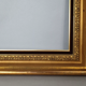 Frame hollow edges wood gilded stucco gold leaf foliage 41x33 or 45x37 cm SB187