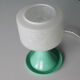 Table lamp table lamp green globe glass globe vintage model old decoration