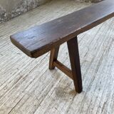 Solid oak bench 230 cm