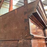 Speckled mahogany bookcase of Napoleon III XIX century