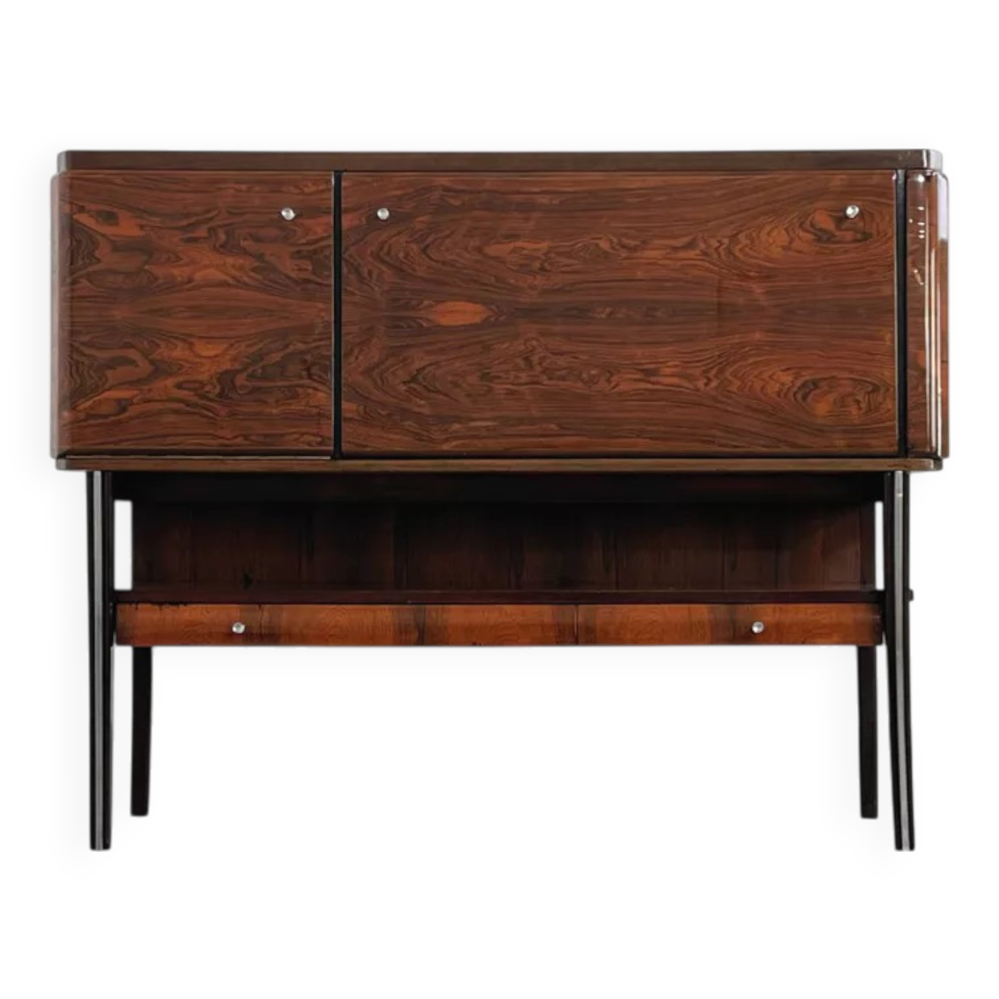 Rosewood bar cabinet from the 50s and 60s