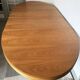 Baumann vintage 1970 oval table, stamped NF