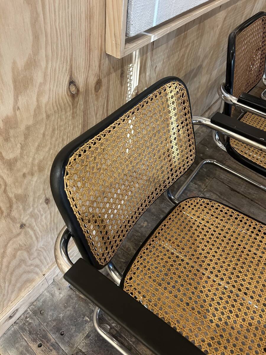 4 original Cesca chairs by Marcel Breuer