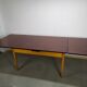 Rare Dining Table Farm Wood and formica Extendable for 10 people year 50 60