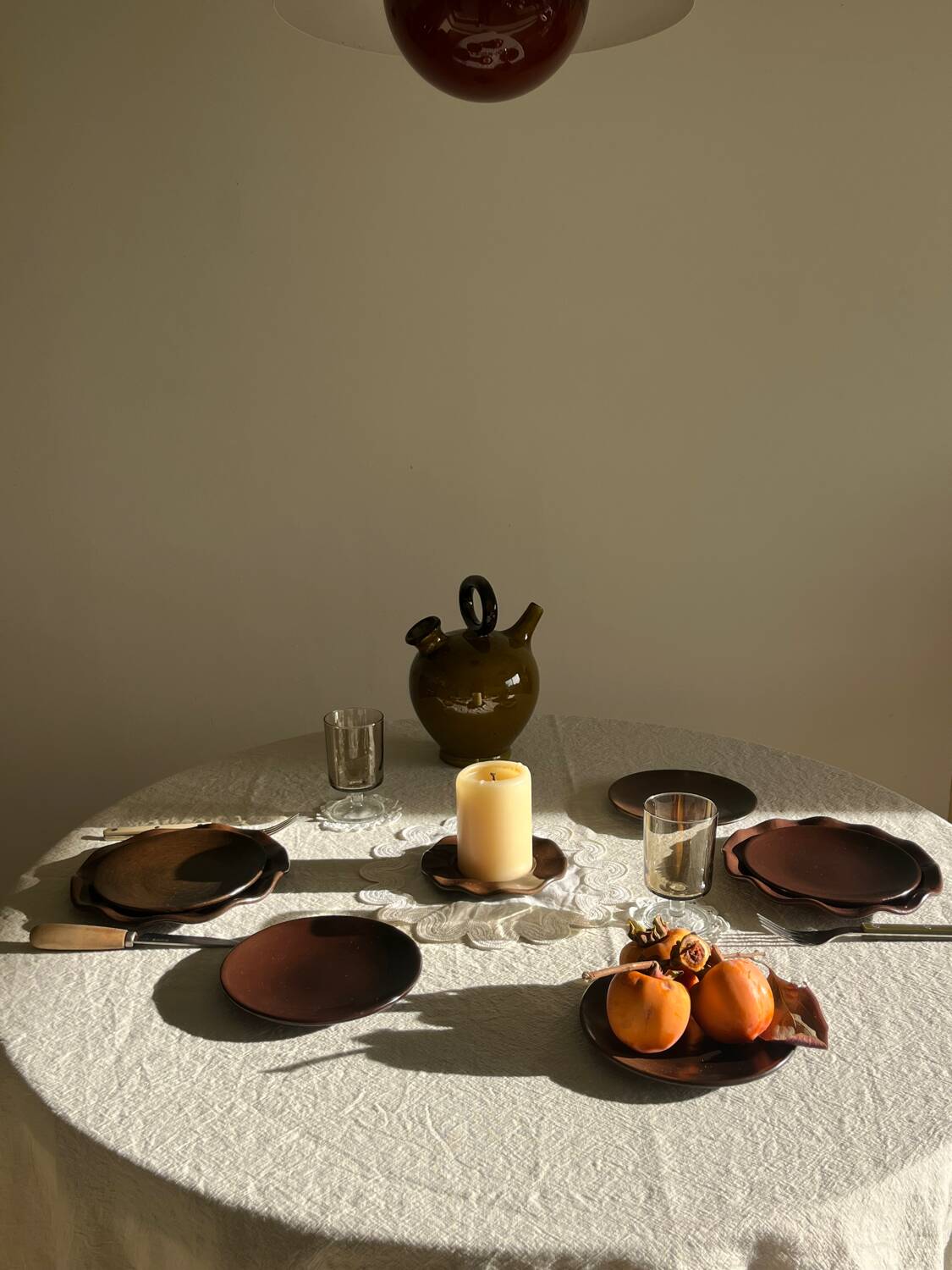 Ceramic dessert plate