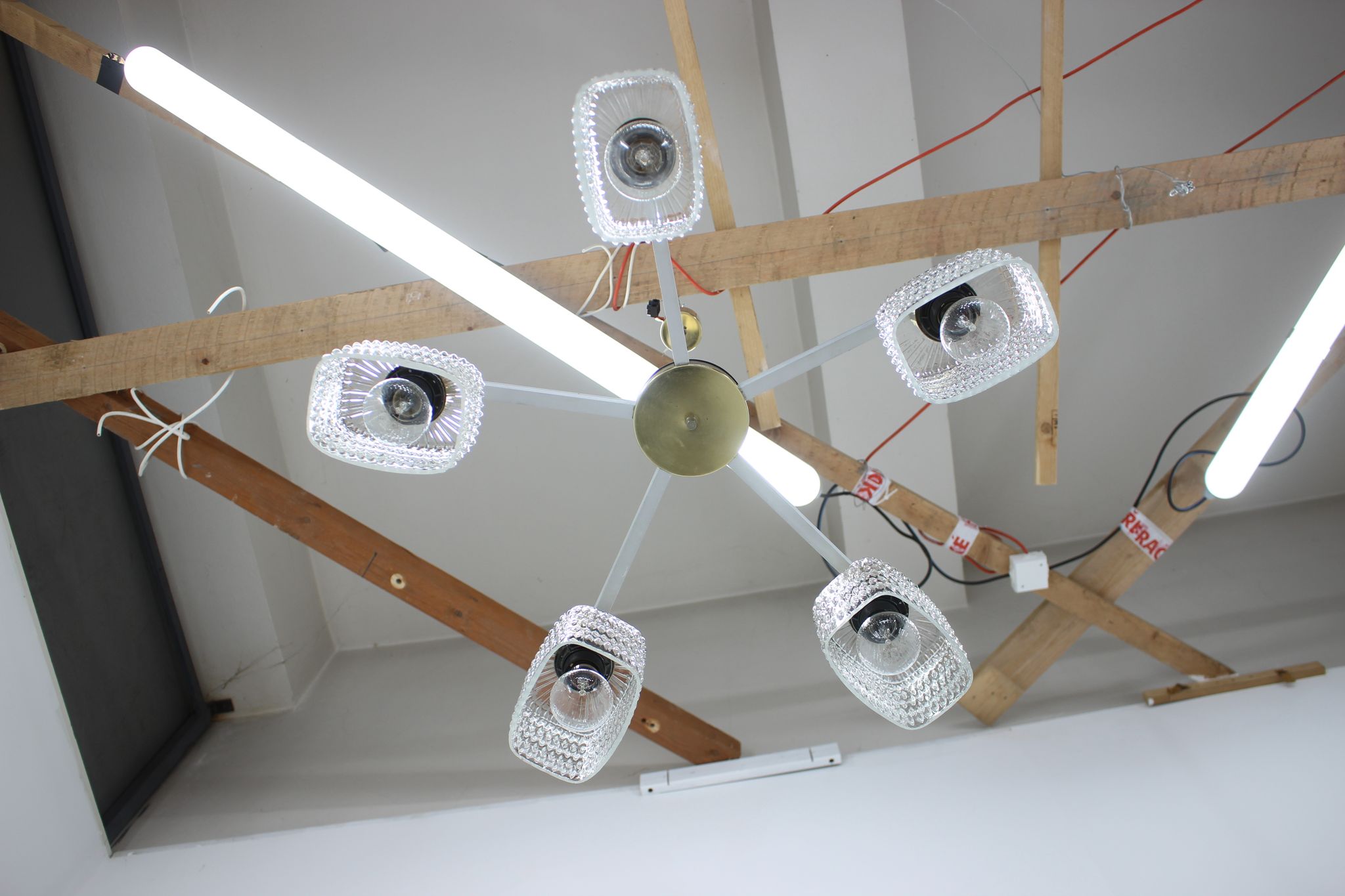 Chandelier by Kamenicky Senov,1970
