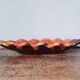 Magnificent leaf-shaped basket signed Vallauris