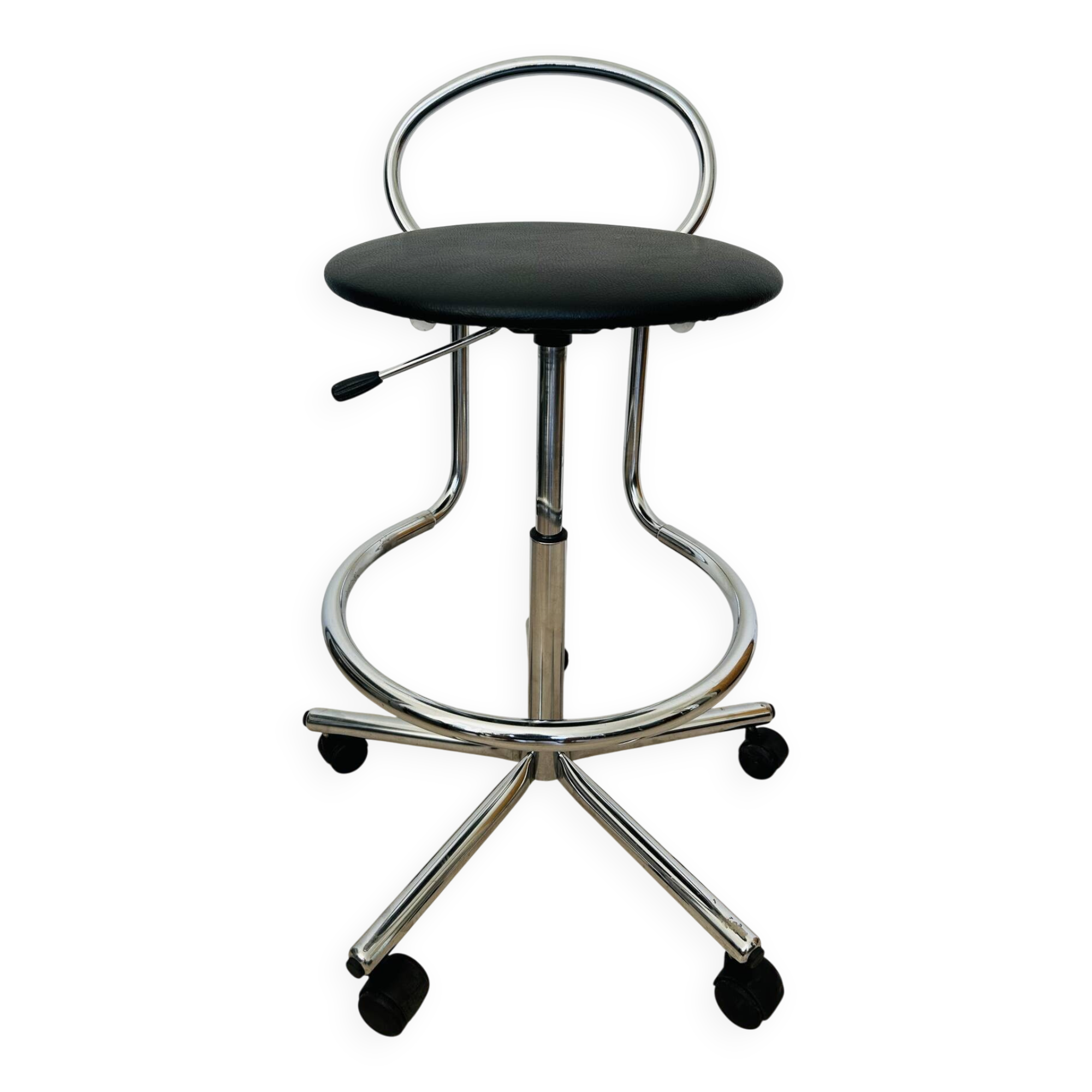 Kovona bar stool fully restored by Kovona, Czechoslovakia, 1970s.