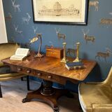 Table de canapé en acajou anglais du XIXe siècle