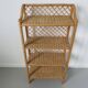 Etagère en rotin années 60 70