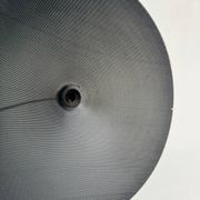 Suspension en métal micro-perforé, années 60