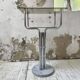80s glass and marble console