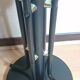 Coat rack golden parrot vintage style space age 1970