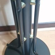 Coat rack golden parrot vintage style space age 1970