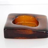 Glass ashtray by Erik Hoglund 1960