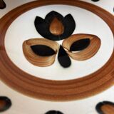 Lot of vintage Boch La Louviere soup plates from 1970, Kimono model - ann