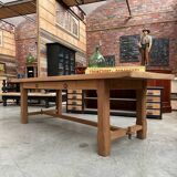 Solid mahogany farm table
