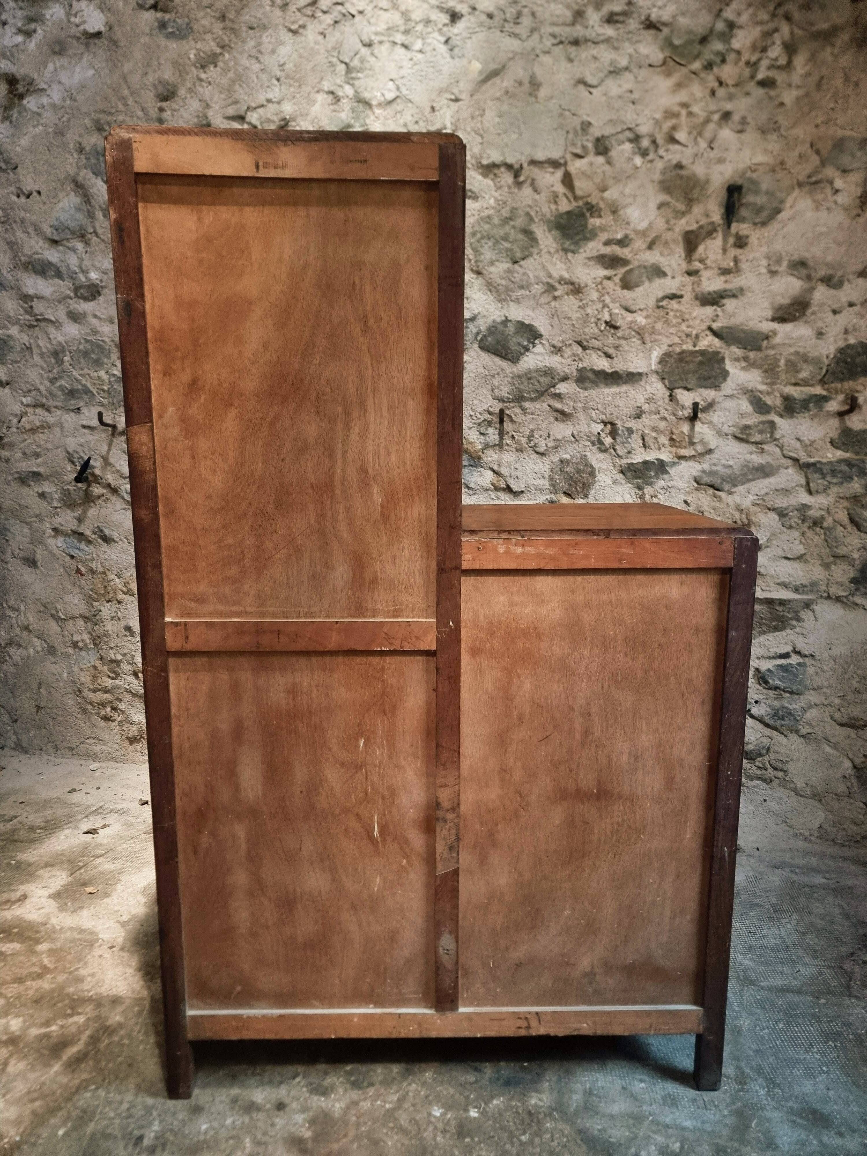 French storage cupboard from the 1920s–1930s – Cupboard with drawers and wardrobe.