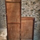 French storage cupboard from the 1920s–1930s – Cupboard with drawers and wardrobe.