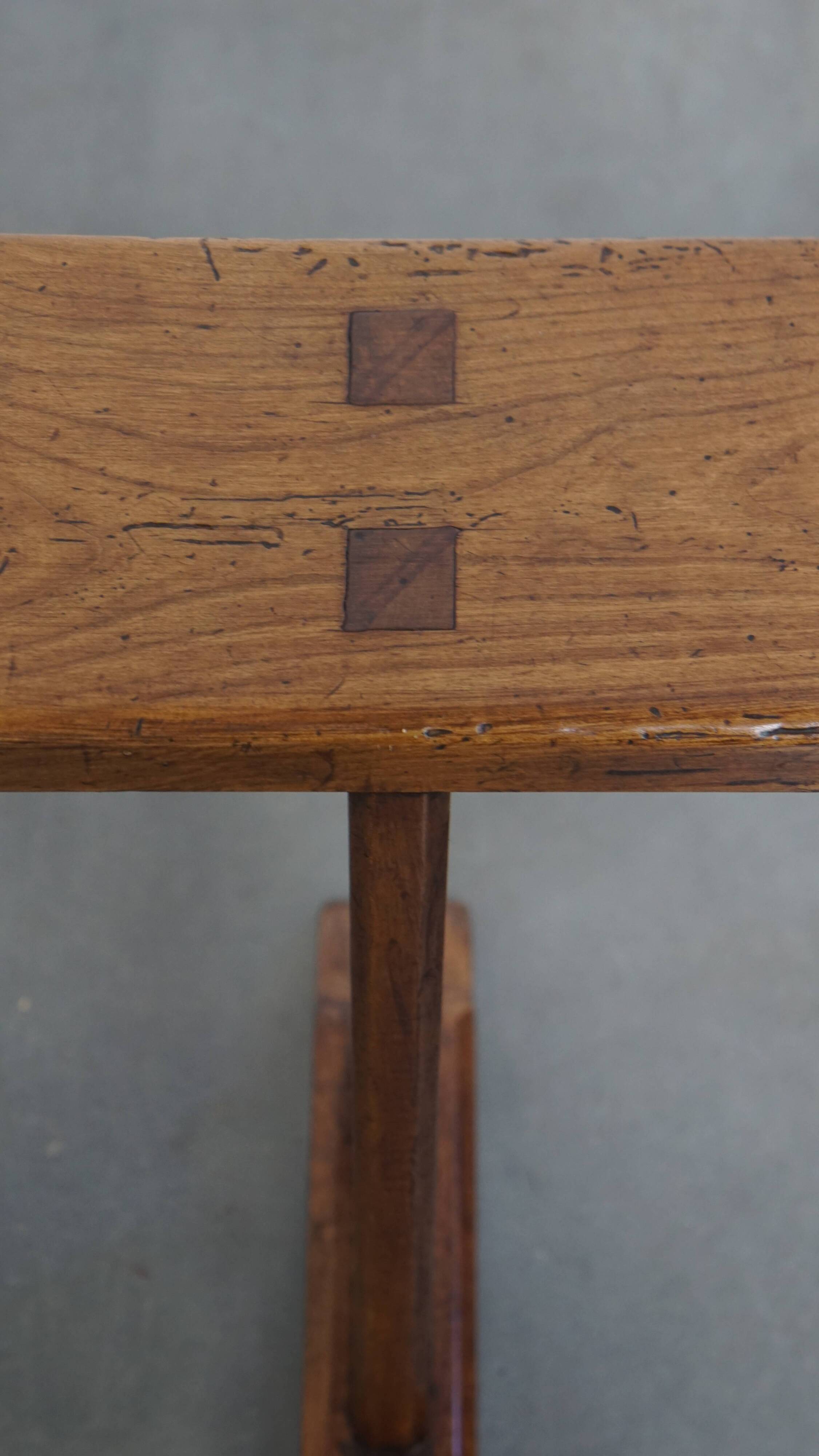 Antique French hall bench / dining bench