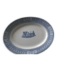 Large oval serving dish