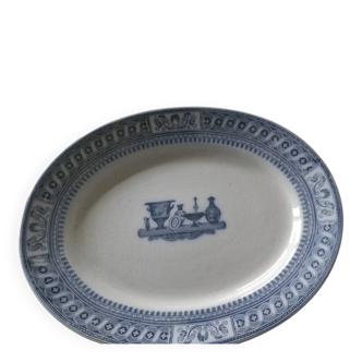 Large oval serving dish