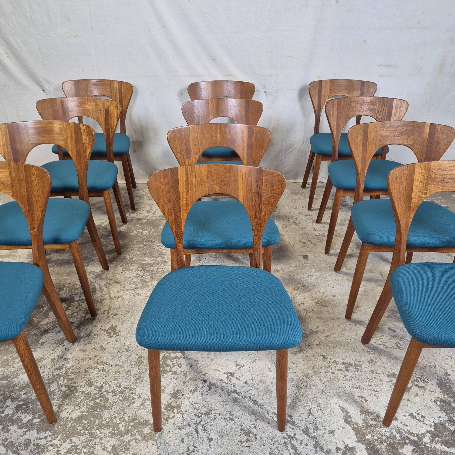 Niels Koefoed 'Peter' Danish chairs vintage