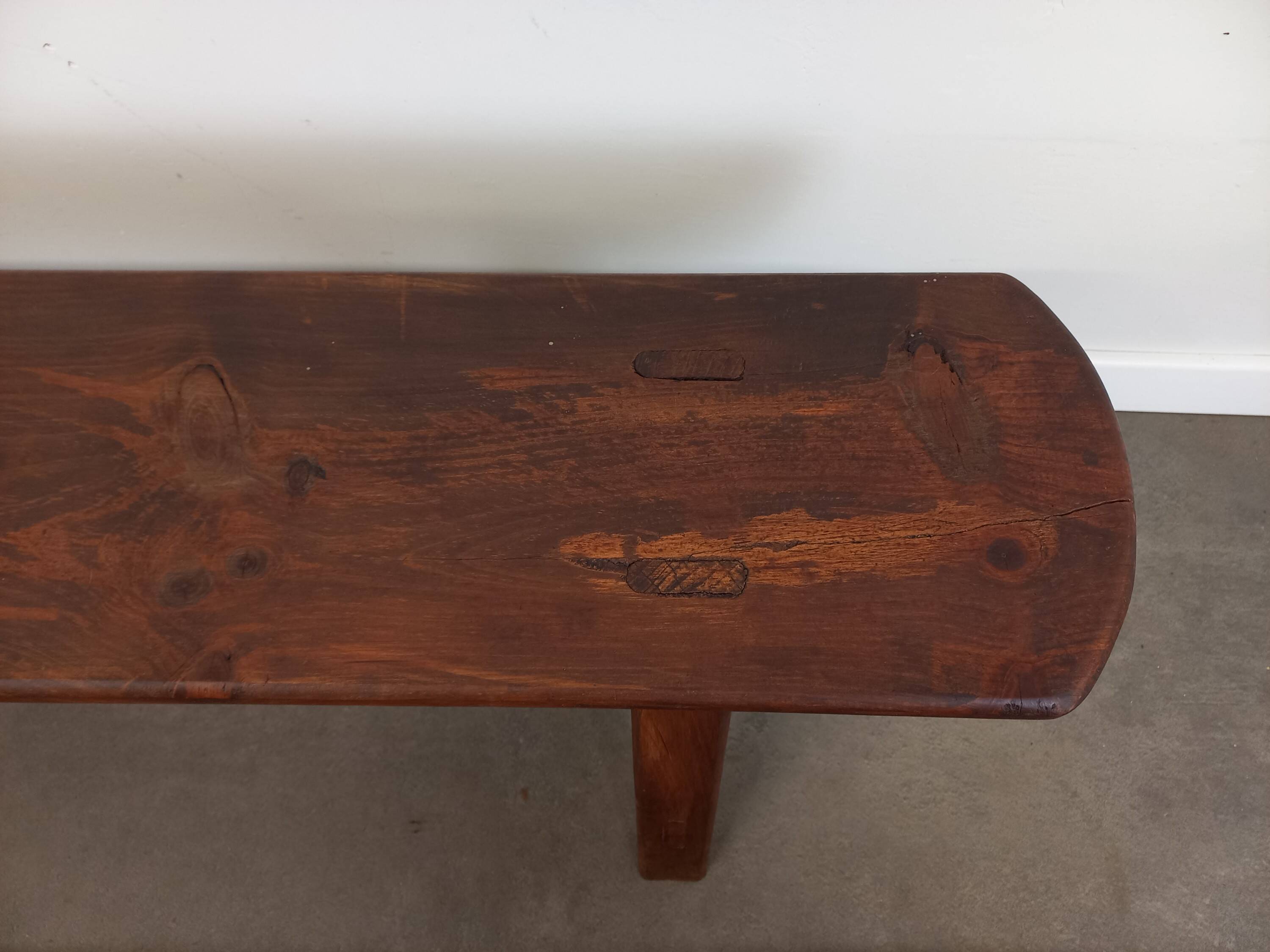 Pair of rustic benches 220 cm