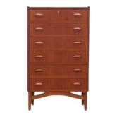 Commode en teck, design danois, années 1970, production : Danemark