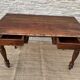 Bureau 2 tiroirs en bois acacia style colonial