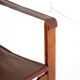 Chaise safari pliante | 4 pièces sur le devant