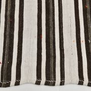 Tapis Kilim vintage rayé contemporain, 206 x 304 cm