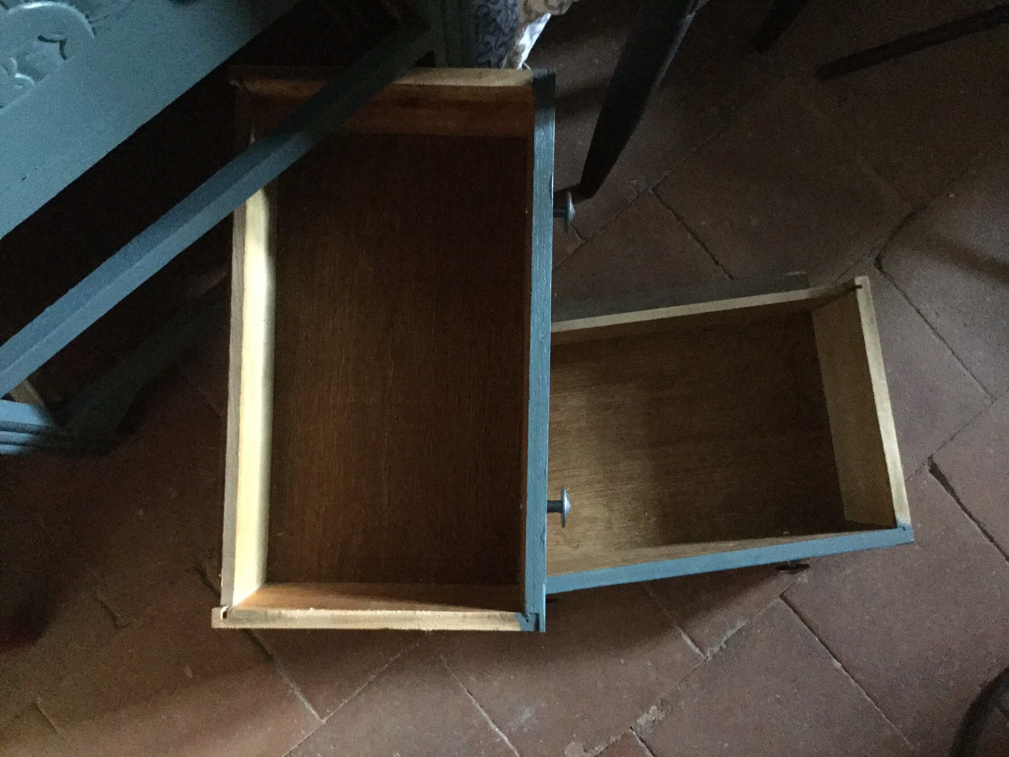 Art Deco blue dresser